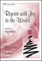 Rejoice with Joy to the World SATB choral sheet music cover